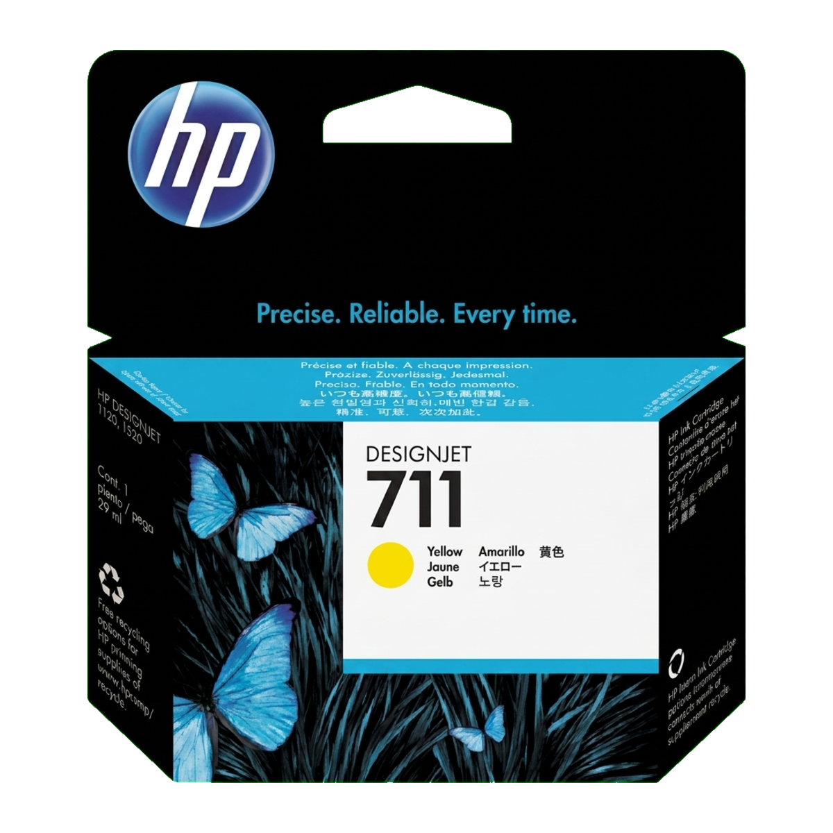 TINTA HP 711 YELLOW 29ML