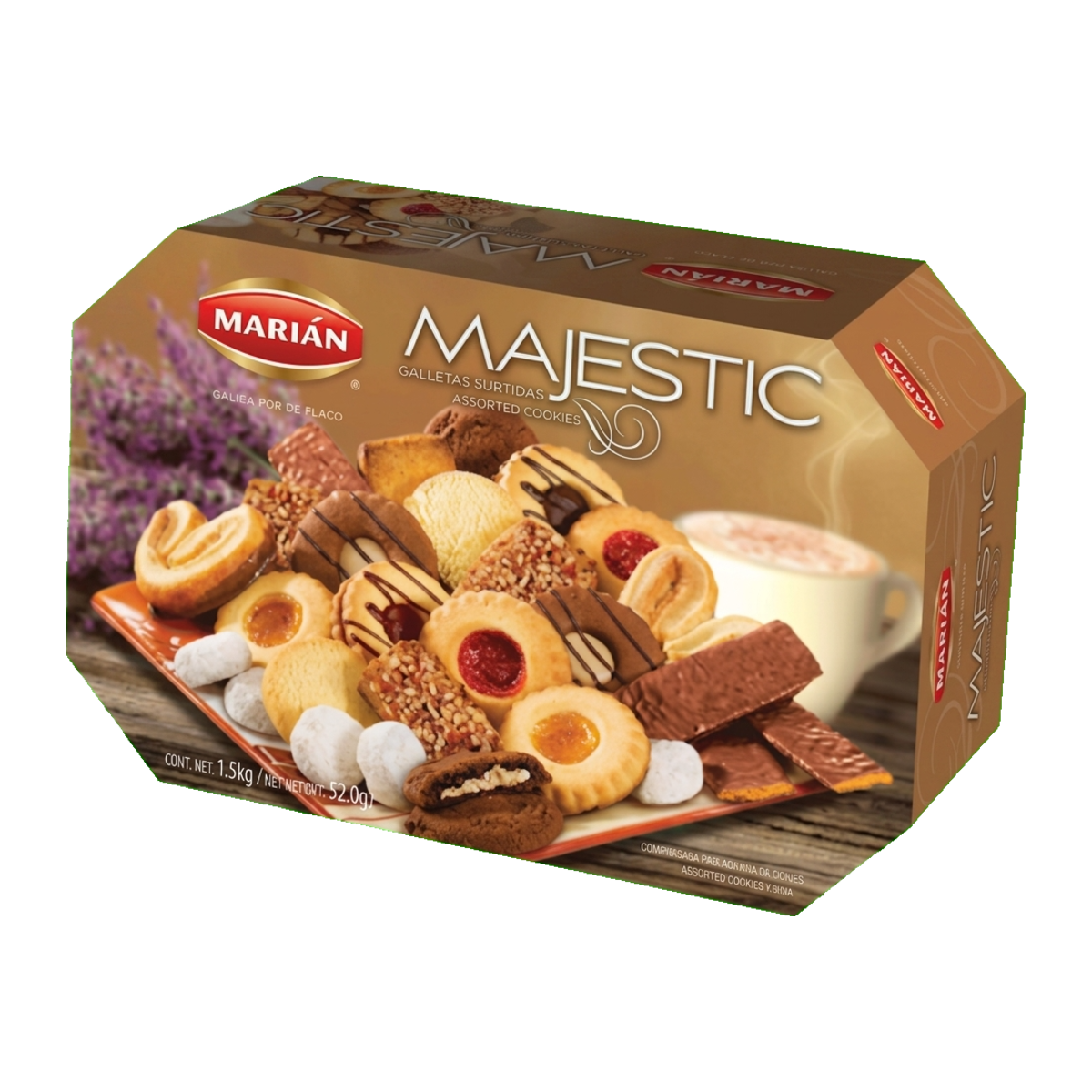 GALLETAS SURTIDAS MARIAN MAJESTIC 1.5 KG